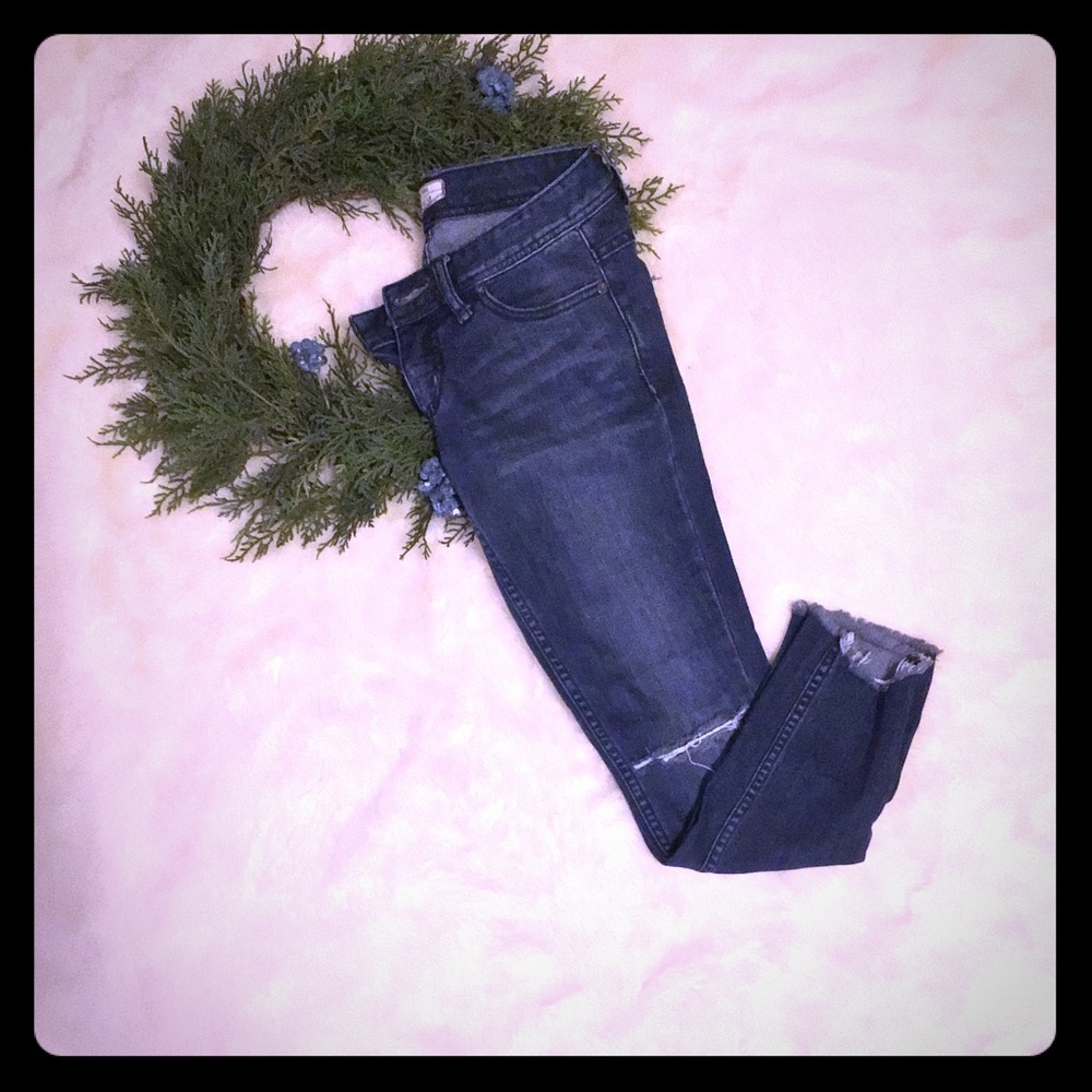 Dark wash Free People ankle